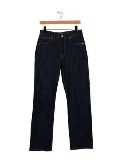 Pre-owned Our Legacy Mid-rise Straight Leg Jeans In Blue