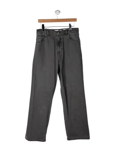 Pre-owned Our Legacy Mid-rise Straight Leg Jeans In Green