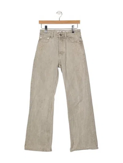 Pre-owned Our Legacy Mid-rise Straight Leg Jeans In Grey