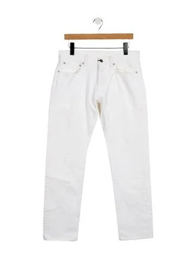 Pre-owned Our Legacy Mid-rise Straight Leg Jeans In Neutral