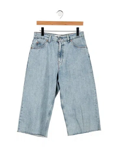 Pre-owned Our Legacy Mid-rise Wide Leg Jeans In Blue