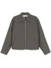 Our Legacy Mini-check Pattern Jacket In Grey