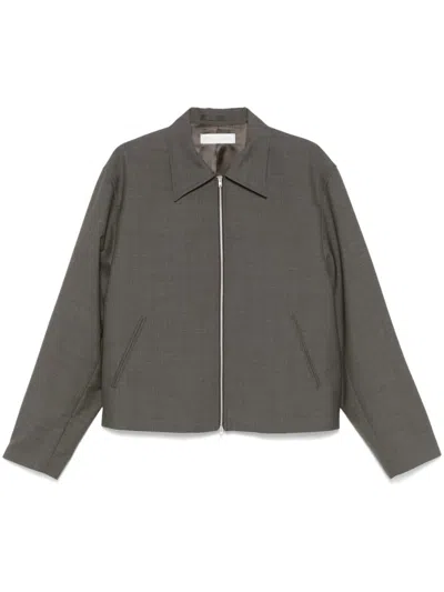 OUR LEGACY MINI BOMBER JACKET - MEN'S - ACETATE/VIRGIN WOOL/VISCOSE/COTTON