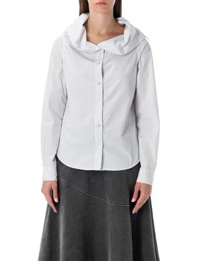 Our Legacy Mini Classic Pinstripe Shirt - Regular Fit In White