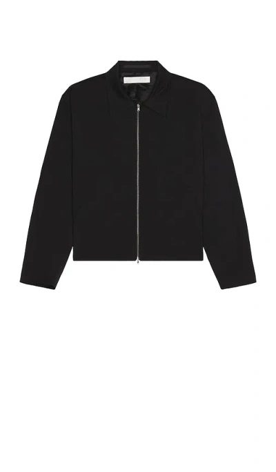 Our Legacy Virgin Wool Layering Jacket In Black