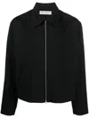 Our Legacy Virgin Wool Layering Jacket In Black
