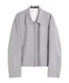 Our Legacy Purple Mini Jacket In Gray