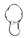 Our Legacy Mini Leather Bracelet In Multi