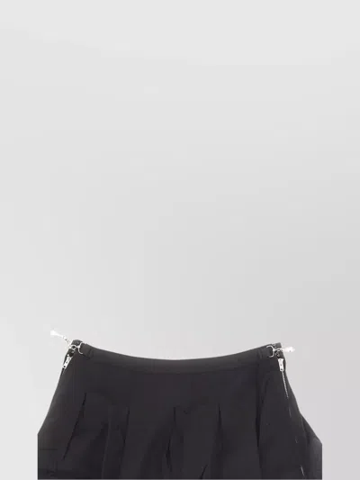 Our Legacy Mini Pleated Skirt Flair In Black