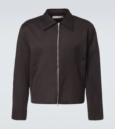 Our Legacy Mini Virgin Wool Jacket In Brown