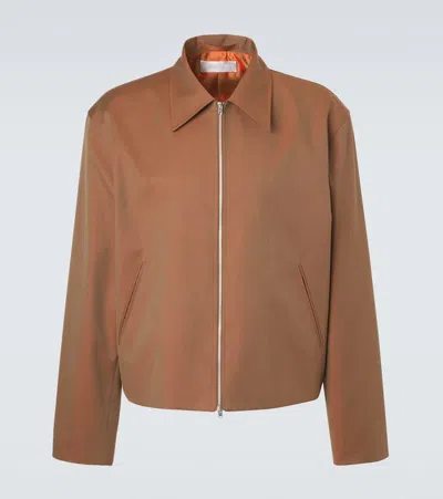 Our Legacy Mini Virgin Wool Jacket In Brown
