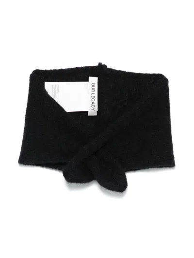 Our Legacy Miniature Scarf In Black