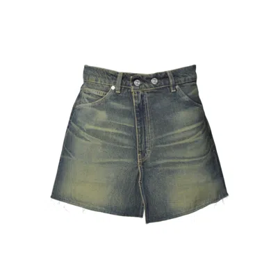 Our Legacy Minigonna Cover In Denim Vintage In Blue