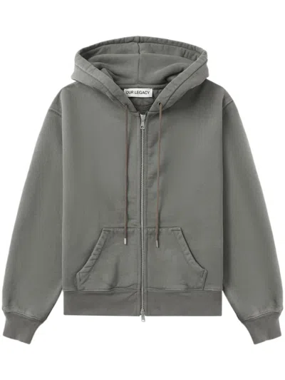 Our Legacy Gray Mischief Hoodie In Grey