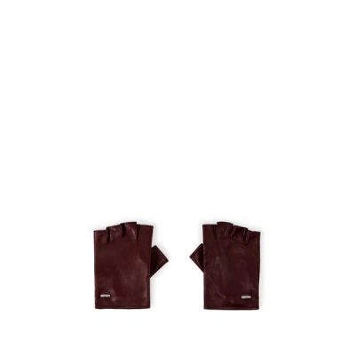 Our Legacy Mitaines Unies En Cuir In Brown