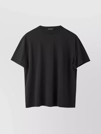 Our Legacy Modern Jersey Crew Neck T-shirt In Black