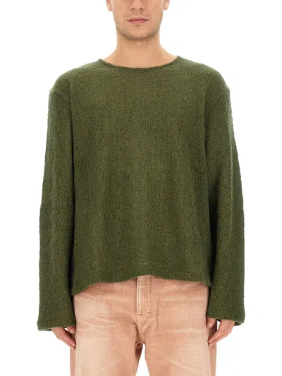 Our Legacy Mohair Blend Knit In Khaki