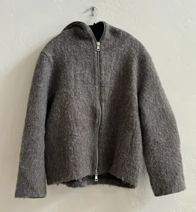 Pre-owned Our Legacy Mohair Full-zip In Brown