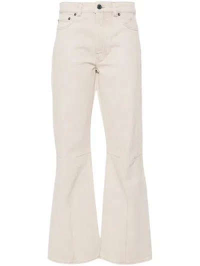 Our Legacy Moto Cut Straight-leg Jeans In Neutrals