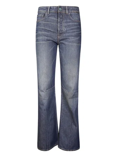 Our Legacy Moto Cut Jeans In Blue