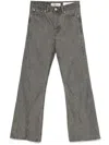 Our Legacy Straight Cotton Jeans In Grey