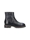 Our Legacy Engine Boot Ankle Boots In Black Leather In Black
