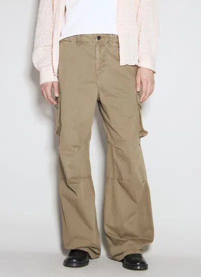 Our Legacy Mount Cargo Canvas Pants In Neutral