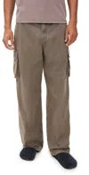 Our Legacy Mount Cargo Pants Ditch Wash Out Twill In Brown