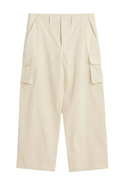 Our Legacy Mount Cargo Pants In Ecru Canal Stripe