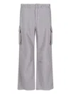 Our Legacy Relaxed Fit Cargo Pants With Wide Legs In Gray