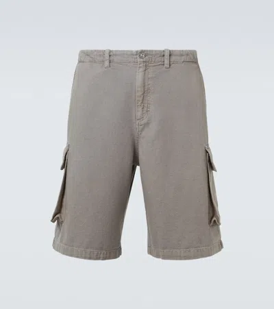 Our Legacy Straight Cargo Shorts Belt Loops In Grey