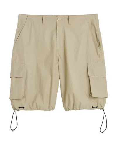 Our Legacy Mount Drawstring-hem Shorts In Nude