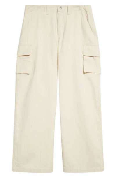 OUR LEGACY OUR LEGACY MOUNT PINSTRIPE COTTON CARGO PANTS