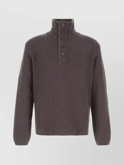 OUR LEGACY MUD COTTON NAVIGATOR SWEATER