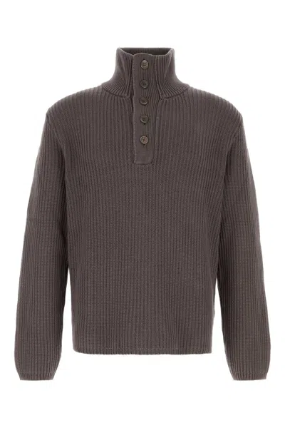 Our Legacy Brown Cotton Navigator Sweater In Grey