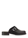 Our Legacy Ssense Exclusive Black Leather Camion Mule Loafers