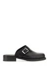 Our Legacy Ssense Exclusive Black Leather Camion Mule Loafers In Black