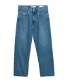 Our Legacy Third Cut Logo-patch Jeans In Blue