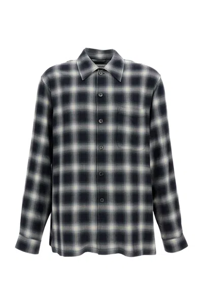 Our Legacy Multicolor Check Every Shirt In Black