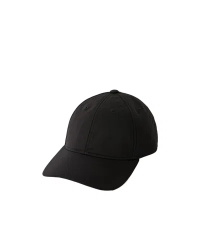 Our Legacy Muted Scuba Wide Curved Brim Baseball Cap In Black