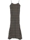 Our Legacy Naiad Plaid Cotton Long Dress