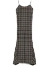 Our Legacy Naiad Plaid Cotton Long Dress