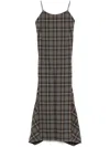 Our Legacy Naiad Plaid Cotton Long Dress
