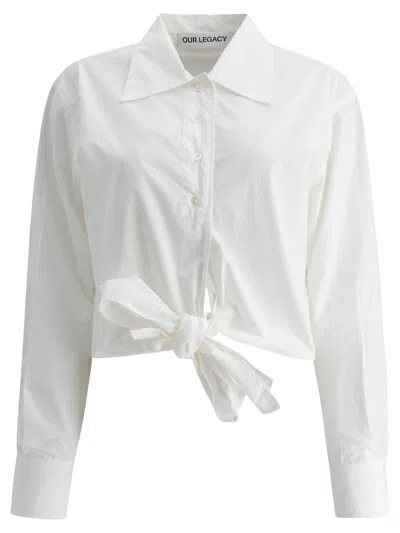 Our Legacy Nannas Shirts In White