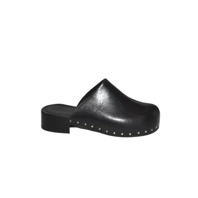 Our Legacy Naoto Black Leather Clog