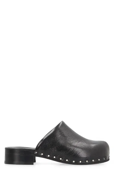 Our Legacy Naoto Slippers In Black