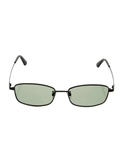 Pre-owned Our Legacy Narrow Tinted Sunglasses In Black