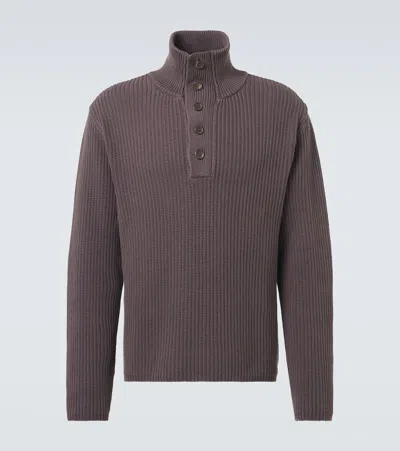OUR LEGACY NAVIGATOR COTTON POLO SWEATER