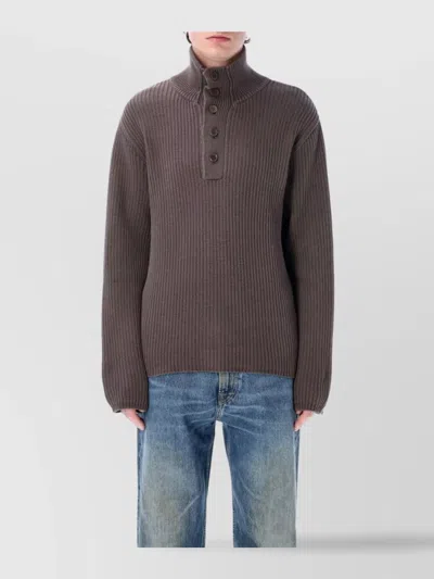 OUR LEGACY NAVIGATOR KNIT POLO SWEATER