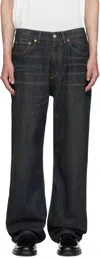 Our Legacy Navy Third Cut Jeans In Blue